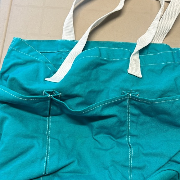 Turquoise beach bag - Picture 3 of 8